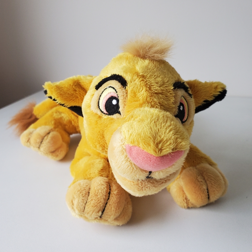 Walt Disney World | The Lion King | Young Simba 9" Bean Bag Plush NWT